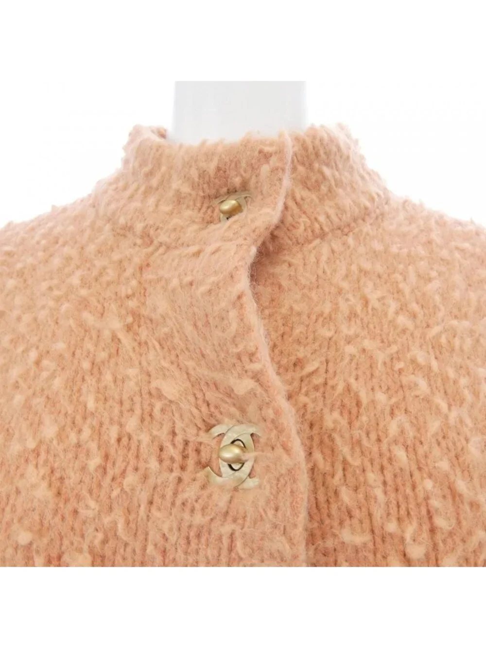 Chanel Turnlock Cardigan Pink